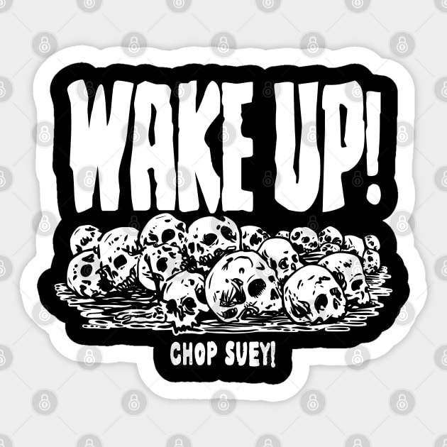 WAKE UP! Sticker by artslaves